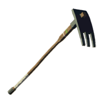 A farming tool primarily used for tilling fields. Its fine craftsmanship is sturdy enough to withstand backbreaking fieldwork