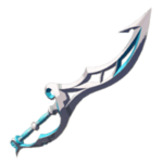 A longsword made by the Zora using a special metal. It's rarely used because the Zora prefer to use spears. It yields high attack power when it gets wet.